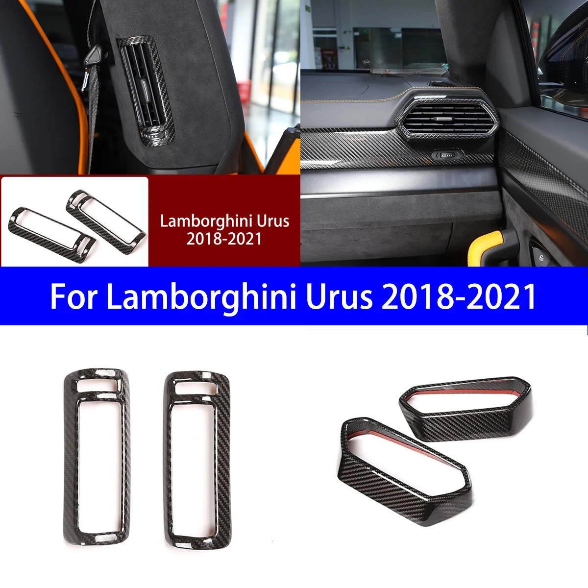 

Dry Carbon Fiber Interior Multi Choice Decoration Set Accessories Suitable for Lamborghini Urus