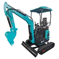 Miniexcavadora compacta personalizada, excavadora pequeña de 1,8 toneladas, Ce, Euro5, 1 tonelada, 2 toneladas, entrega rápida