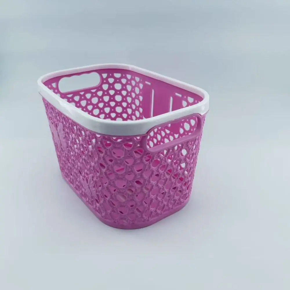 Thickened Plastic Children Kids Bicycle Basket 12/14/16/18/20 inches Universal 7 Colors Front Riding Basket Front Handle Carrier view 3