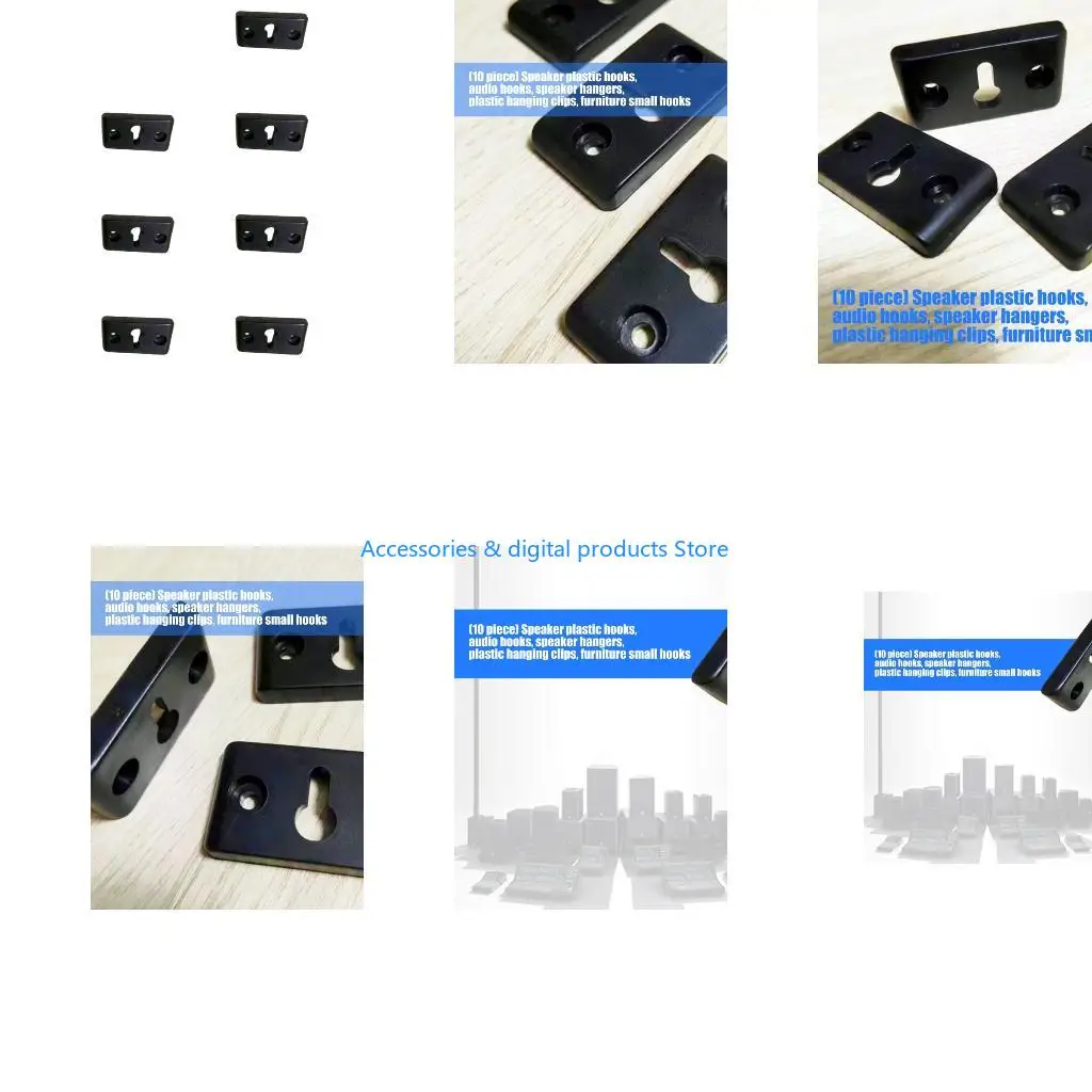 77JD Universal Speaker Hook for Wall Mounting with Easy Installation Anti Slip Design Secure Auditory Equipment Hangings