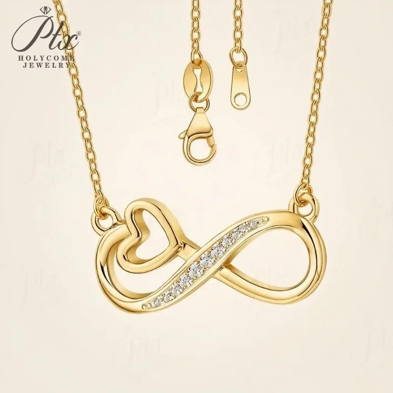 Herzanhänger-Halsketten, S925, versilbert, 18 Karat Weißgold, hochkarätiger Diamant, ästhetische Halsaccessoires, Liebesschmuck, Geschenk – Detail 8
