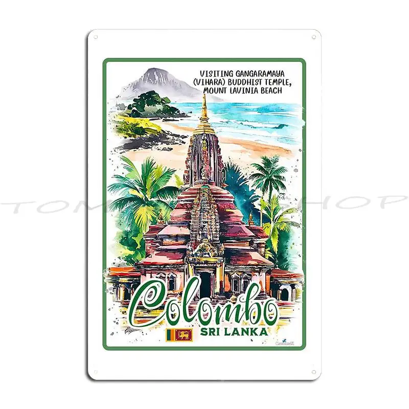 Coastal Jewel Metal Plaque Poster Cinema Pub Plates Cinema Classic Design  Tin Sign Poster