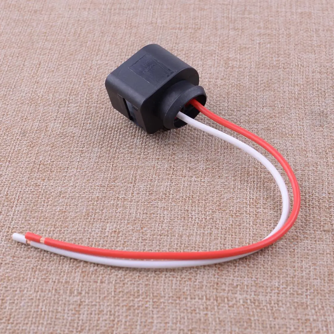 2 Pin Pump Plug Pigtail Connector Harness fit for VW Beetle Golf Jetta Audi A6 Phaeton 1J0973752