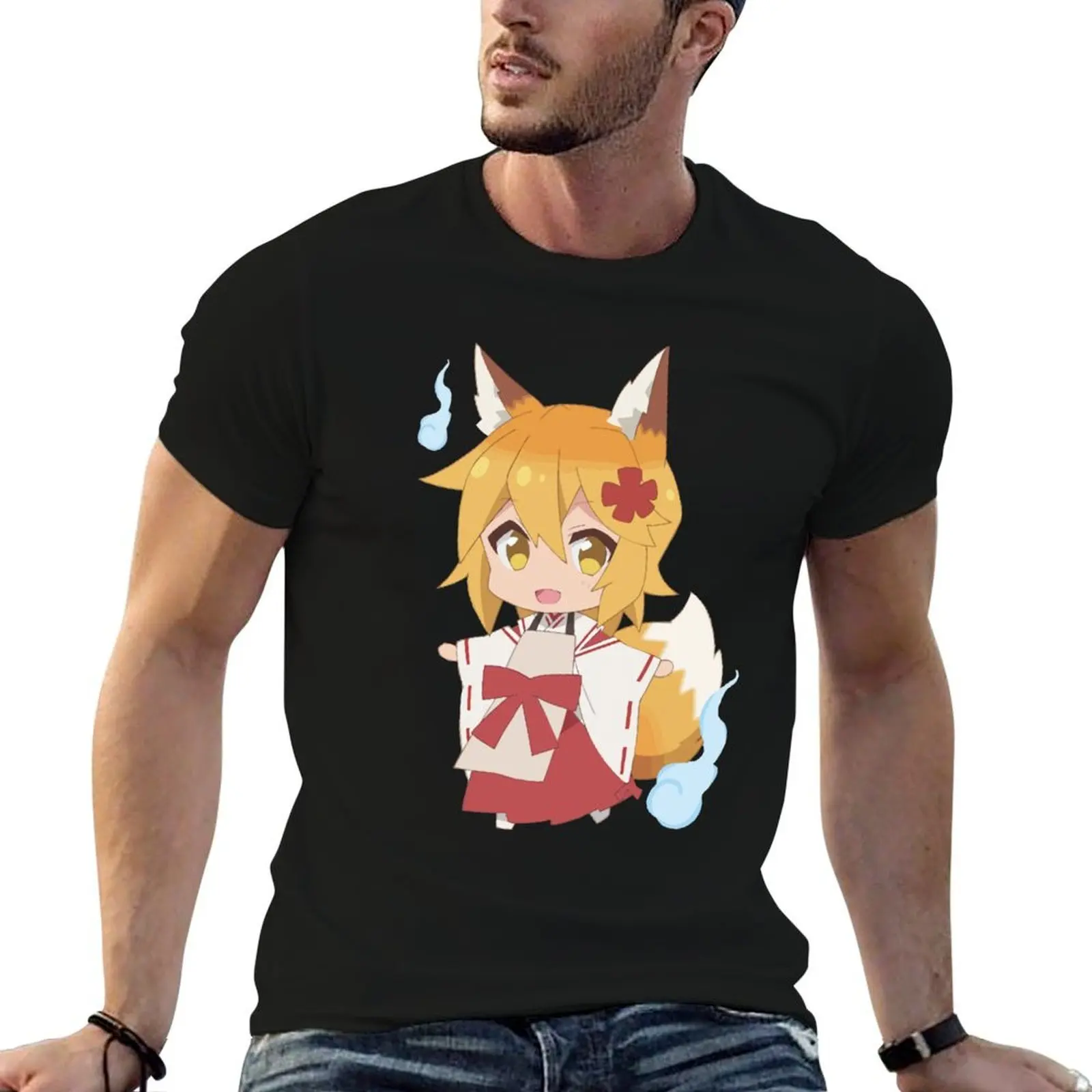 

Senko Chibi T-Shirt graphic t shirts for man cotton tshirt 100% T-Shirt
