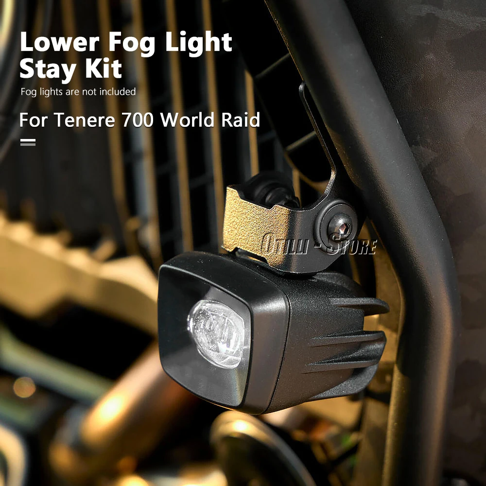 دراجة نارية الضباب ضوء تصاعد قوس لياماها Tenere 700 TENERE700 العالم غارة الأضواء حامل مساعد حامل مصباح قيادة