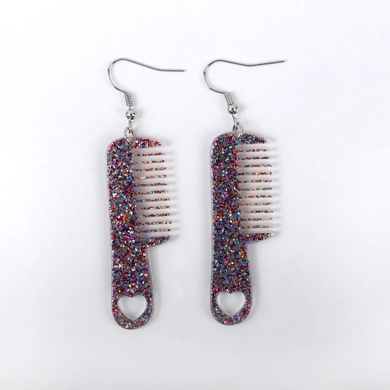 עגילי מברשת ומראה