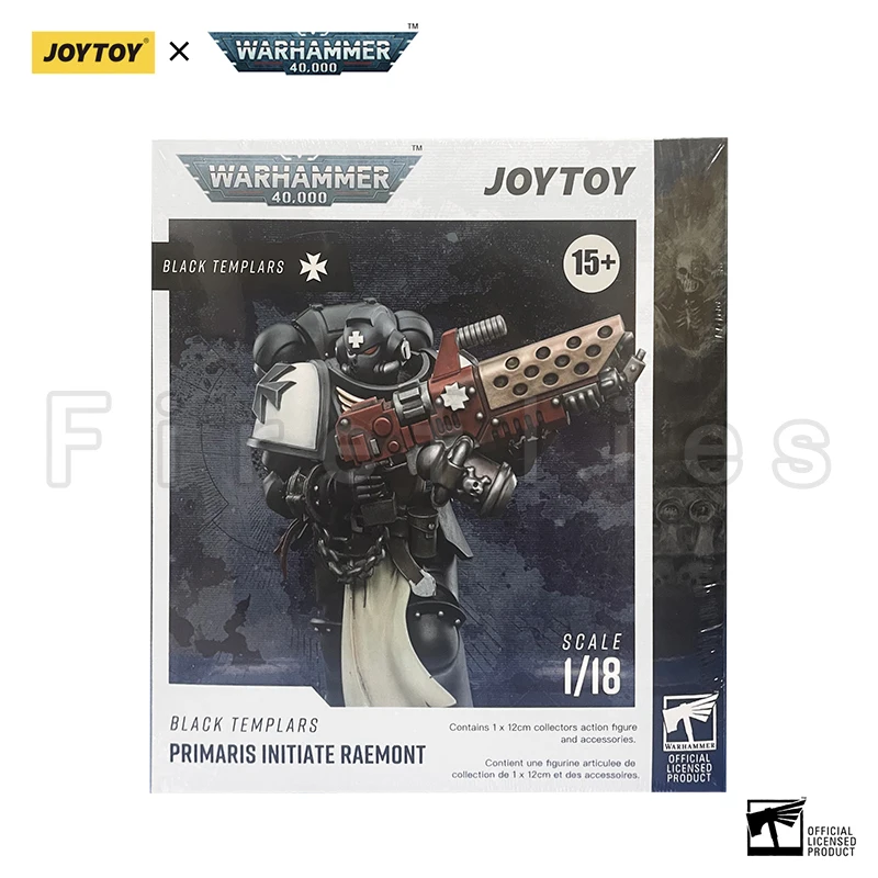 

1/18 JOYTOY Фигурка 40K Черные тамплиеры Primaris Initiate Brother Raemont Аниме Модель игрушки