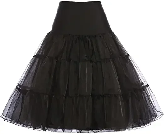 Vrouwen jaren '50 Petticoat Rokken Tutu Crinoline Onderrok 2024