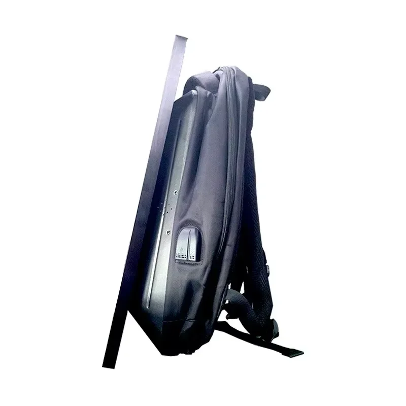 for 23.8 Inch Portable LCD Backpack Light Box Movable Billboard Advertising Display for Walking Advertisements