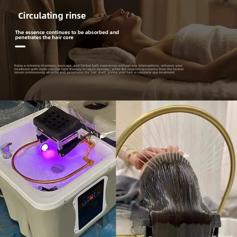 

LH shampoo bed hair salon beauty salon special push-pull intelligent constant temperature water circulation beauty bed