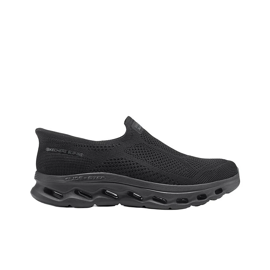 Skechers MEN'S GO WALK Low top Walking Shoes Men's Black 216665-BBK view 3