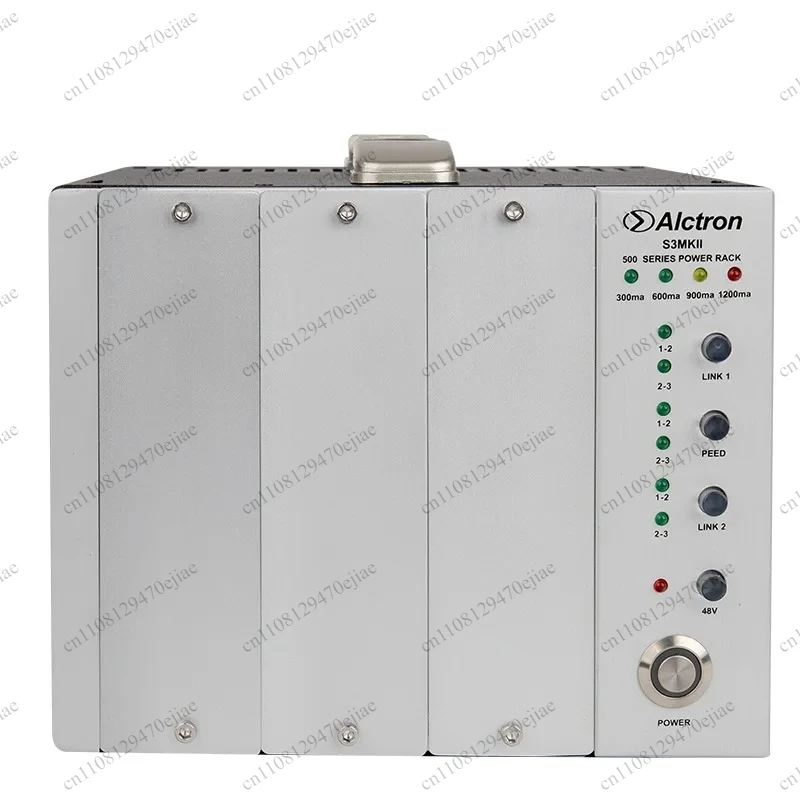 

Alctron S3 MKII triple channel 500 series module studio power rack with multi-slot design for recording and powerful supply