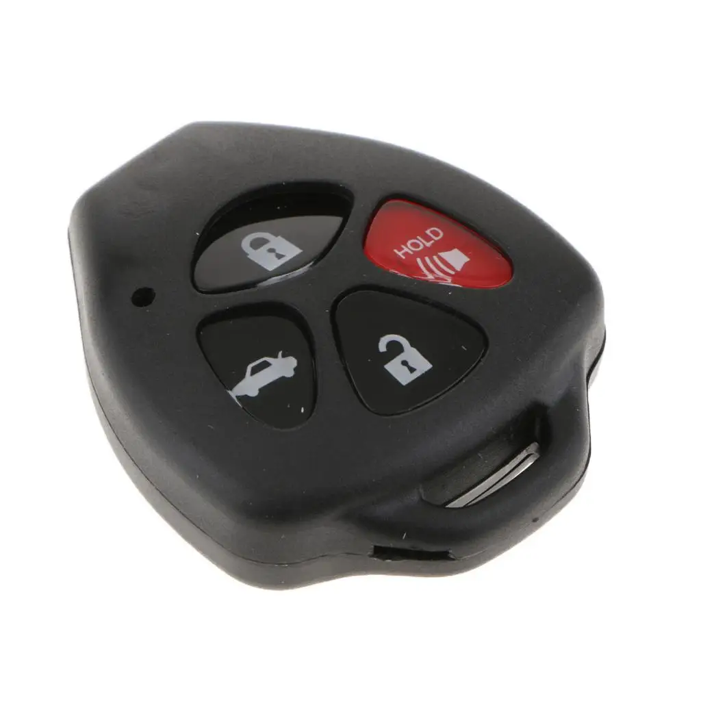 Replacement Car 4 Button Key Shell Case for Plastic