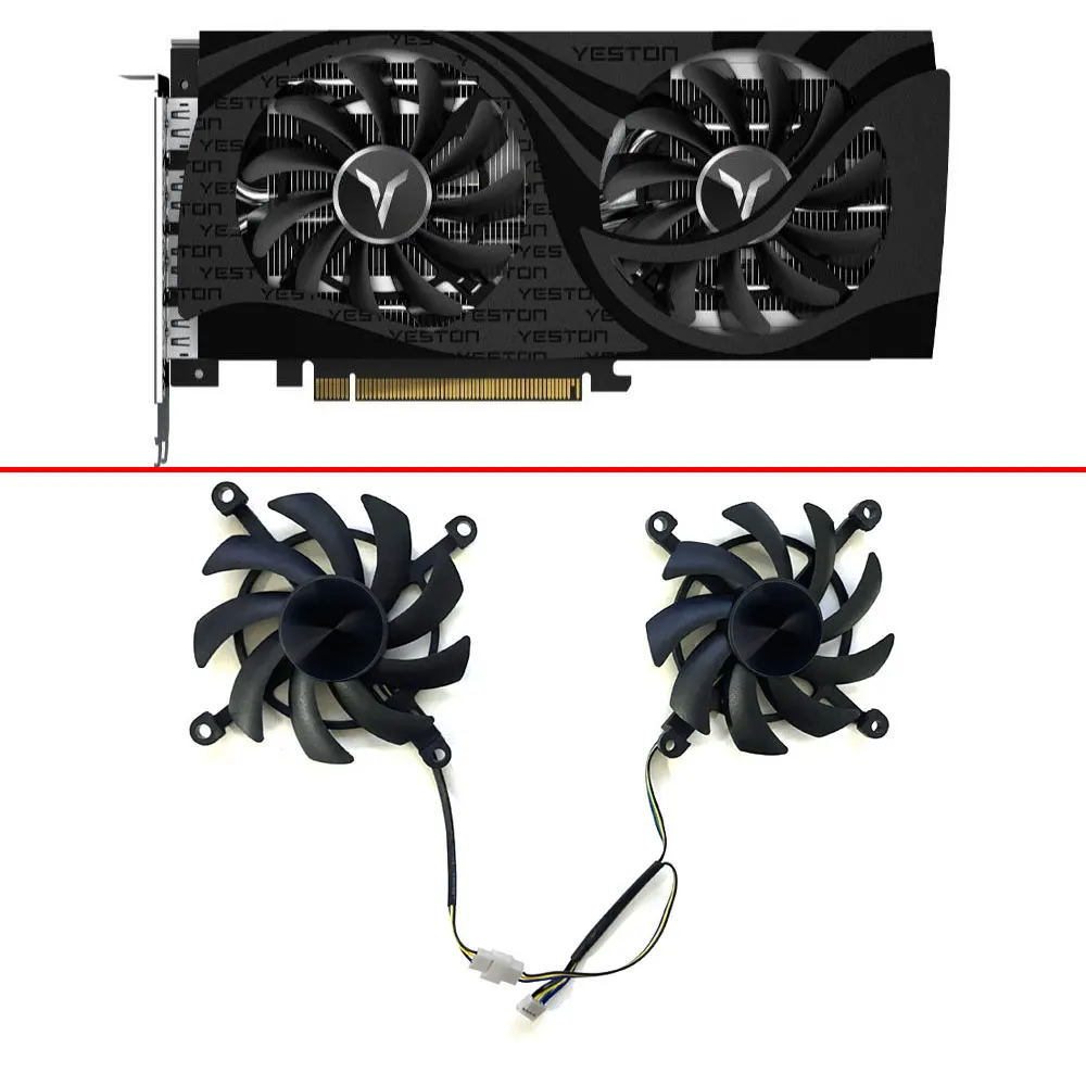 

Cooling Fan 85MM 4PIN RTX3060 3050 3060ti LHR 8GB GAEA GPU FAN For YESTON GeForce RTX3060 RTX3050 video card fans