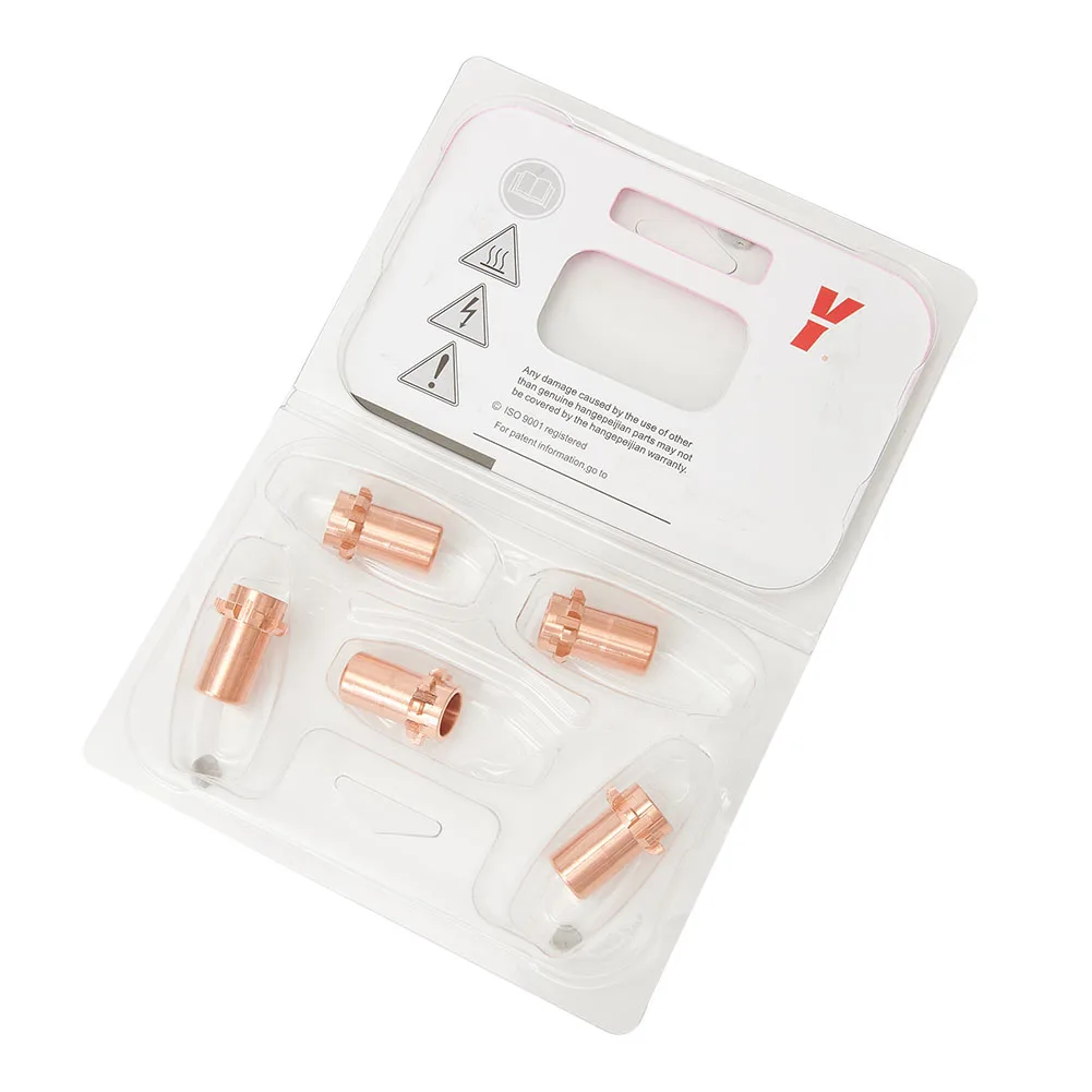 10 יחידות מחליף אלקטרודה ומסמר לדגמי פנס פלזמה של Procut KP20622B1 KP20631B1 55A 1 0mm