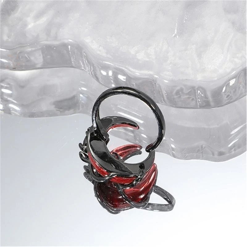 و Rose Open Open Ring Finger Band Band Band Band Jewelry للارتداء اليومي والمناسبات الخاصة