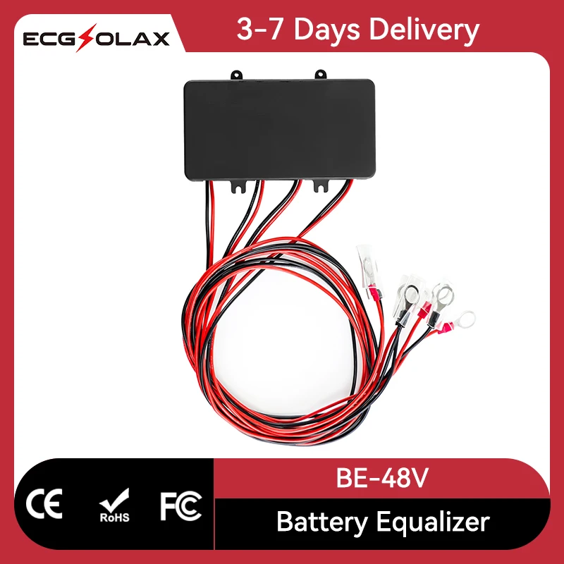

ECGSOLAX 24 В 48 В батарея эквалайзер батареи балансир напряжения для системы свинцово-кислотных/литиевых батарей эквалайзер балансир батарей
