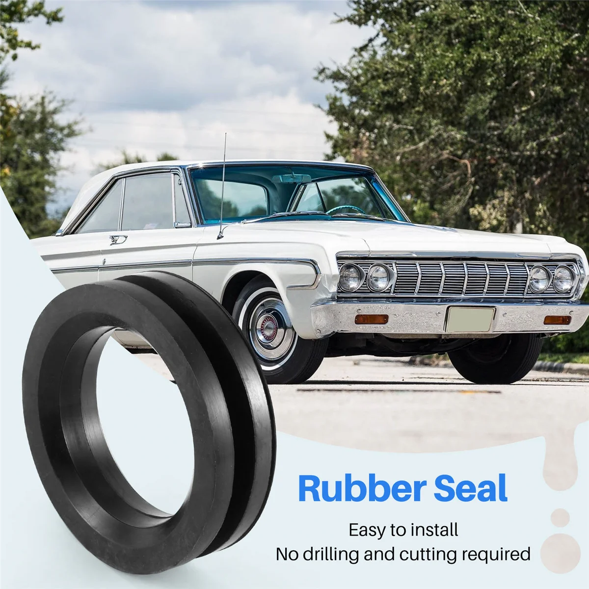 Fuel Tank Filler Neck Grommet Rubber Seal Gasket Washer 2880481 for A B E C BODY 1964-1974