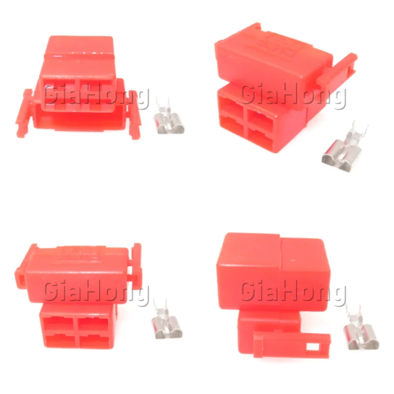 1 Set 4 Ways AC Assembly Auto Parts Car Large Current Oxygen Sensor Electrical Sockets Auto Starter Motor Wire Connector