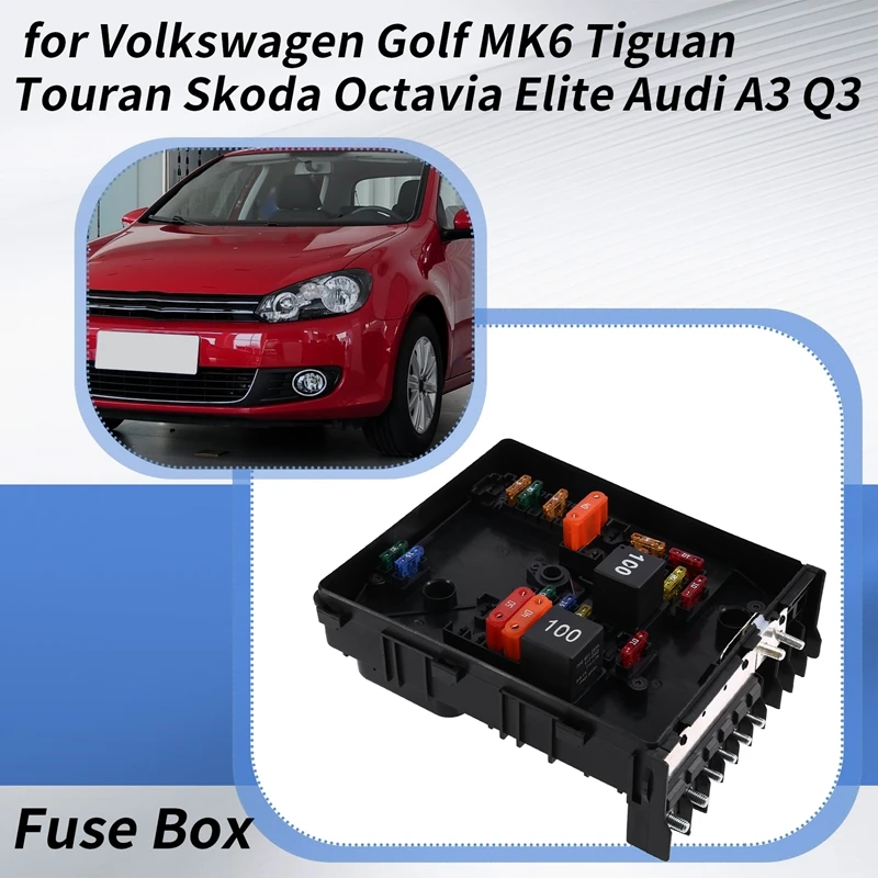 

1K0937125D Relay Fuse Box Board For VW Golf MK6 Tiguan Touran Skoda Octavia Superb Yeti A3 Q3