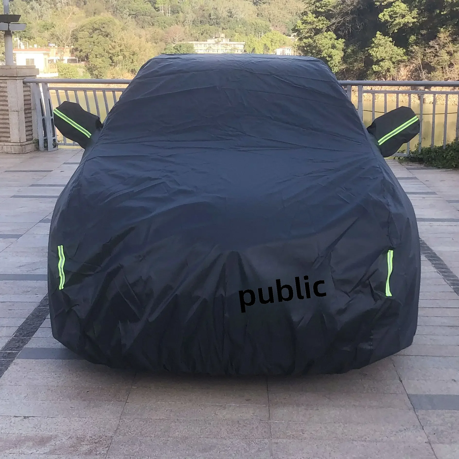 Blackoxford Car Cover Sunshade Rainproof Snowproof Dustproof Auto Clothing Car Shield Cover Protective Wrap