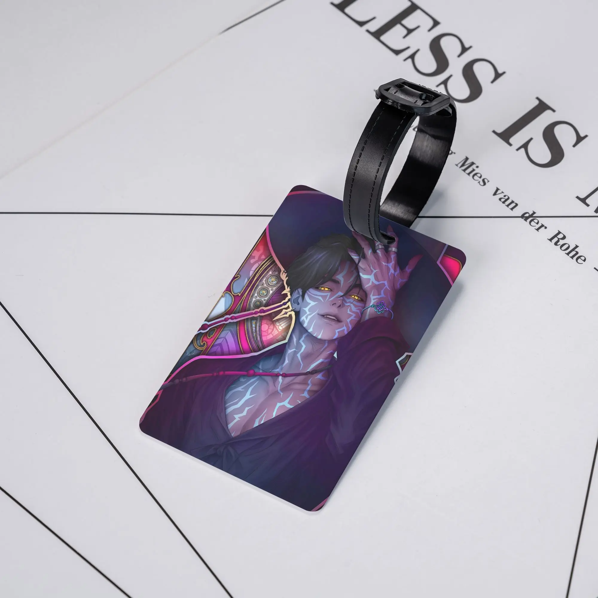 

Saja Boys Kpop Demon Hunters Багажные бирки Дорожные аксессуары Держатель Багажные посадочные бирки Бирка Имя ID Адрес Багажные именные бирки