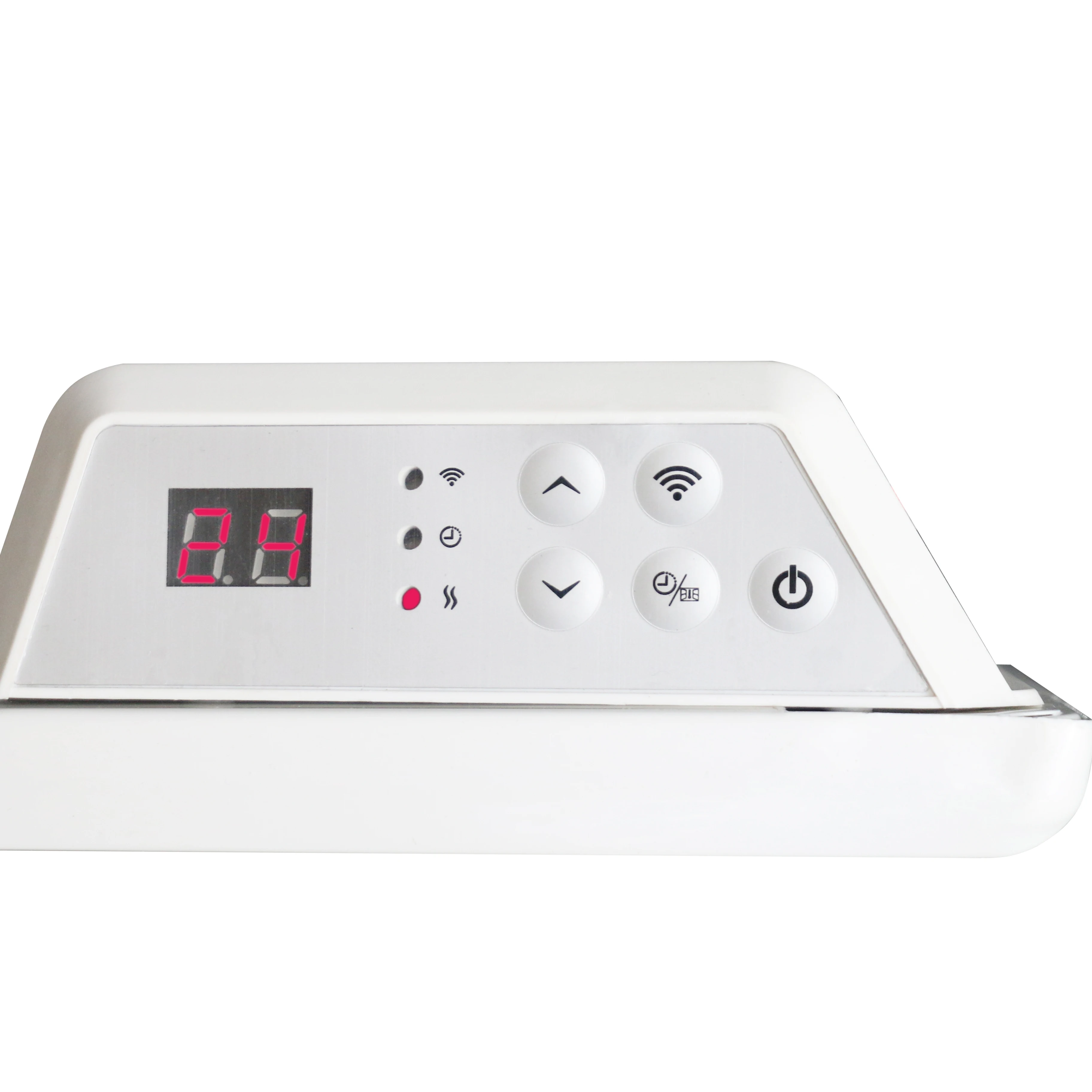 WiFi Controlled X Type Aluminum Heating Element Steel Weekly Timer Open Window Function IP24 Waterproof Overheat Protection for