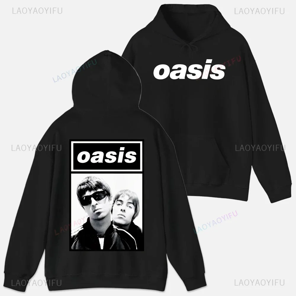 واحة الجرافيك الملابس جودة الشارع الشهير الخريف هوديي ملابس مخصصة مضحك قمم ملابس منقوشة بكم طويل عادي البلوز الرجال