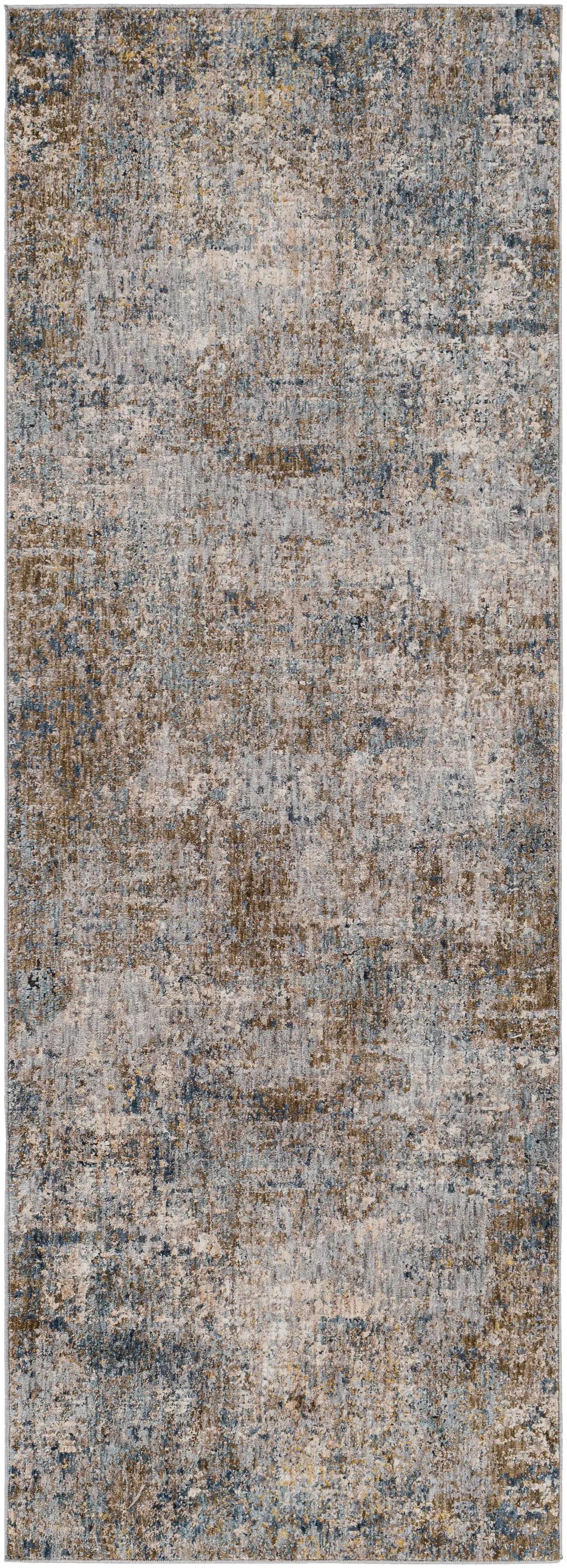 

Green Abstract Scatter Area Rug, Green, 2'7 X 4