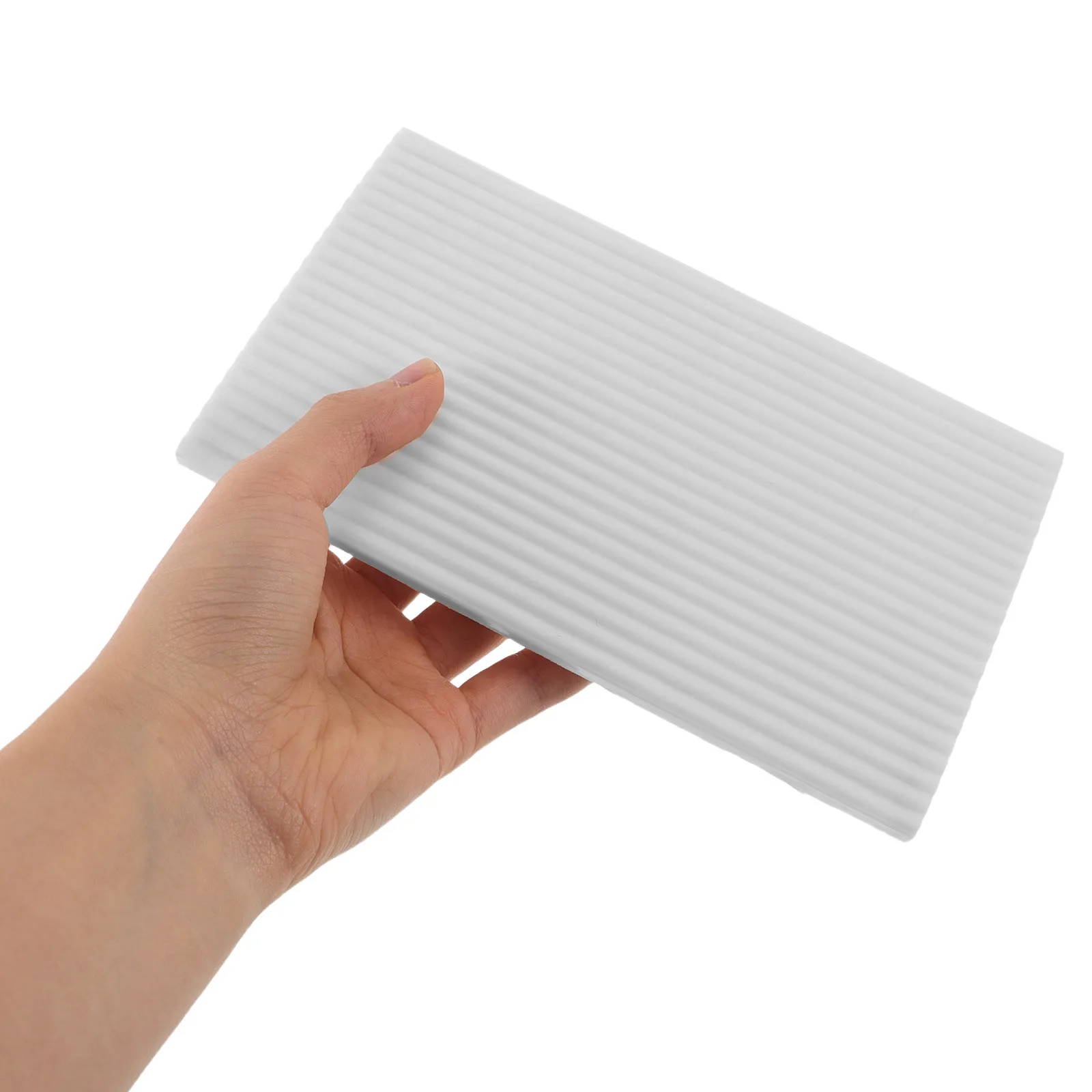 

17.3cm Robot Vacuum Cleaner Threshold Ramp Mat - High Elasticity Doorway Slope Leveling Pad for Sliding Track Transition