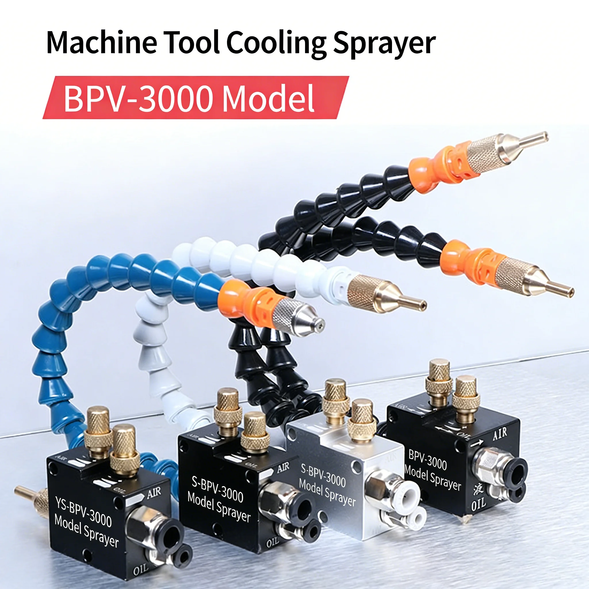 BPV-3000 High Quality CNC Mist Coolant System Hoses Cooling Lathe Milling Drill Tool Lubrication Spray Unit Engraving Machine