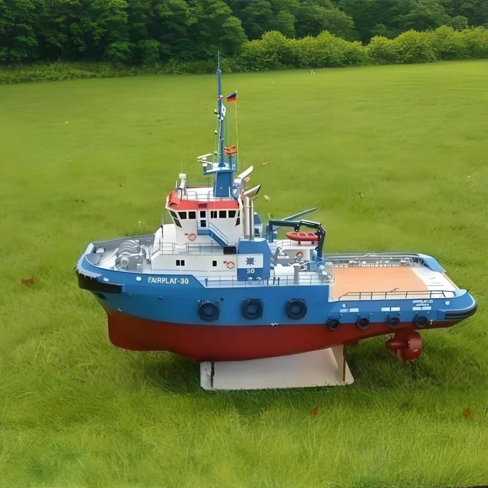 รีโมทคอนโทรล Tugboat รุ่น 1/50 Fairplay30 พอร์ตการทํางานเรือ RTR ไฟเบอร์กลาสเรือรุ่นผู้ใหญ่สะสมรีโมทคอนโทรลเรือ