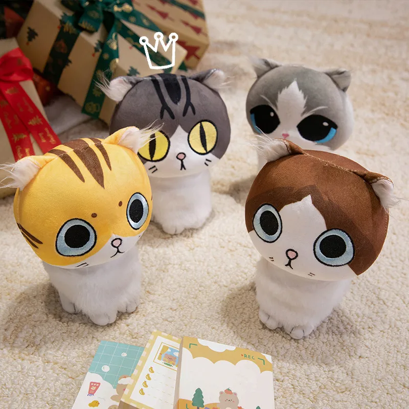 15 cm Interessante Kreative Nette Katze Weiche Plüsch Spielzeug Glättung Puppen Sofa Dekor Mädchen Geburtstag Geschenke Kinder Schlafen Begleiter Puppe