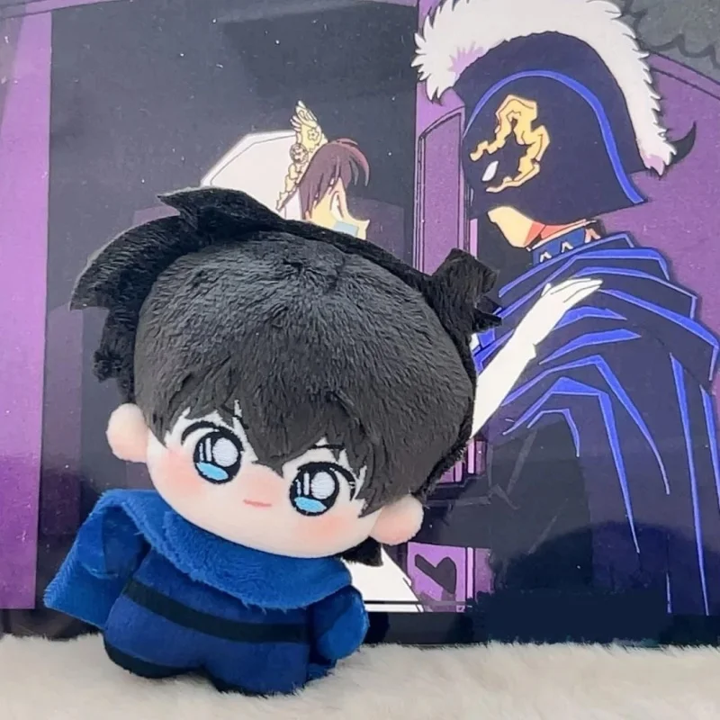 أنيمي المحقق كونان 10 سنتيمتر أفخم دمية لينة لطيف نموذج الكرتون الشكل المنزل قلادة صغيرة الديكور اللعب الإبداعية هدايا عيد الميلاد