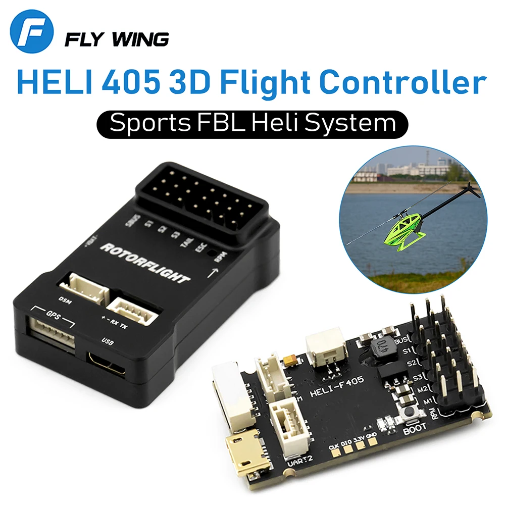 

Rotorflight HELI 405 RF helicopter 3D Flight Controller Sports FBL Heli System Gyro Betaflight Support Receiver PPM Spektrum