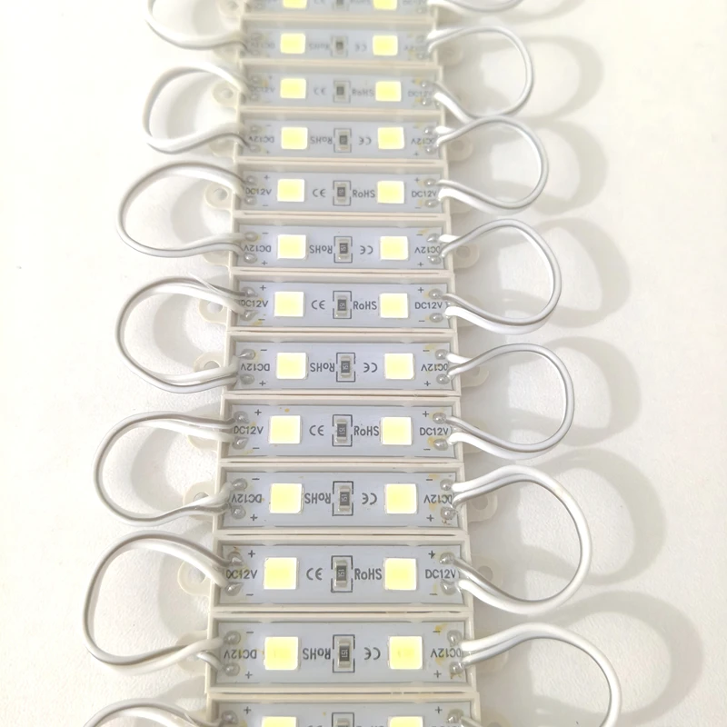100pcs/lot Mini led module DC12V 5054 2 LED Modules Waterproof Led Backlight for Advertising Brighter than 5050 3528