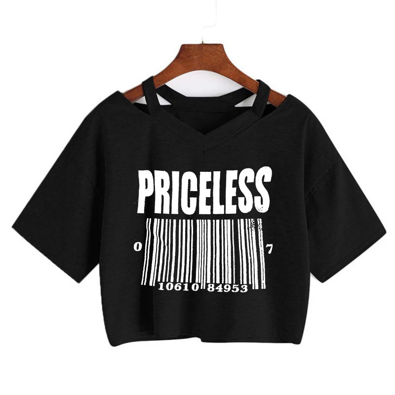 Amerikaanse Vintage Gothic jaren '90 Emo Girls Y2k T-shirt Trashy Harajuku Punk Korte Mouw Tee Mode Brief Patroon Afdrukken Crop Top