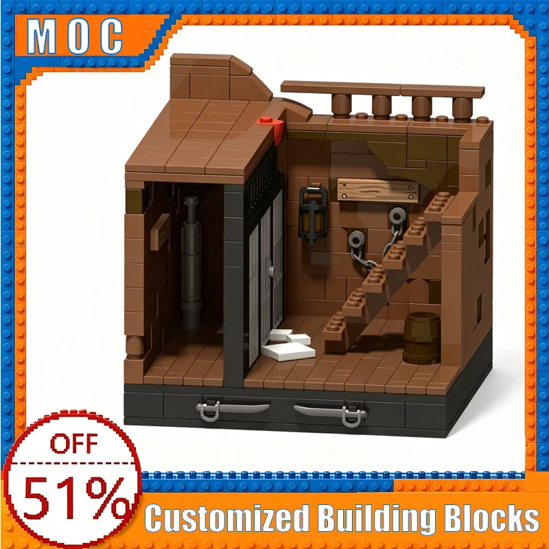 

317 PCS Salazar Enterance - Diorama Building Blocks Model Assembly Educational Toy Customize Creative Collection Birthday Gifts