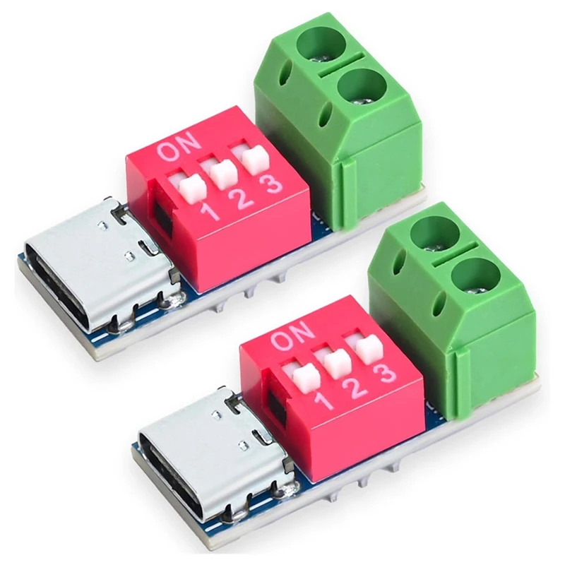 Модуль триггерной платы ABUL-USB-C PD PD/QC Decoy Быстрая зарядка USB Type-C до 12 В Высокоскоростное зарядное устройство Подвышение выходной мощности