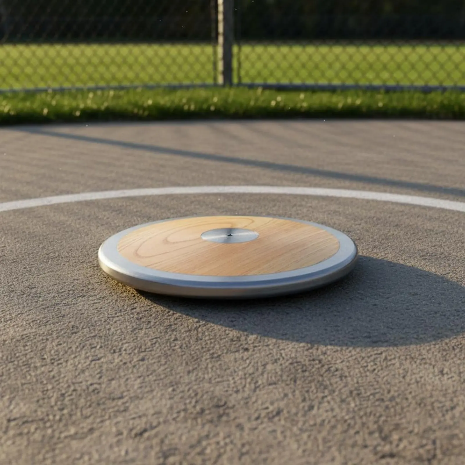 

Wooden Training Throwing Disc Portable Track and Field Throwing Disc Solid Throwing Disc Long-Lasting Sports Equipment Centrally