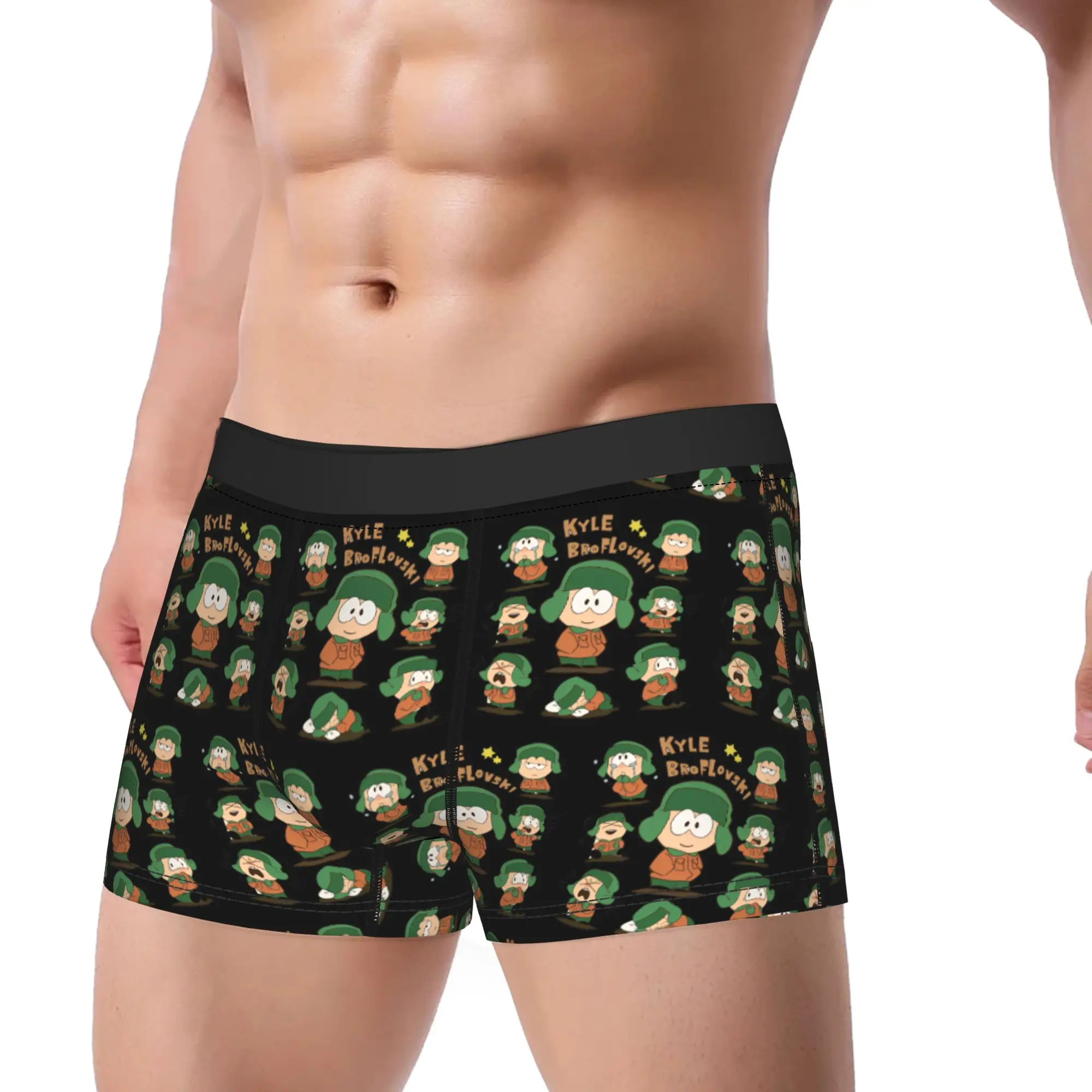 

SouthParks Underwear Man Underpants Customs Breathable Trunk Trenky Boxer Brief Plus Size