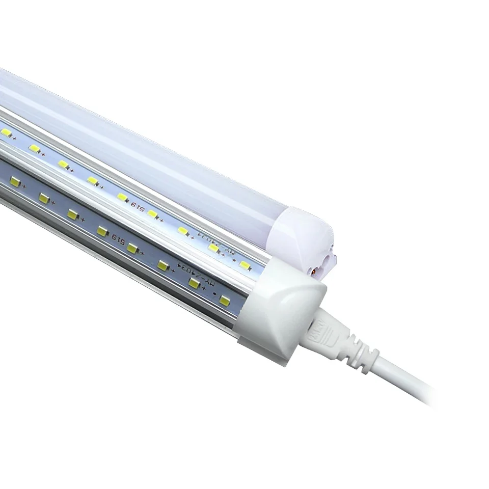 V-shape Led Tube Bulbs T8 20W 2000LM 57cm 2ft T8 Led Tubes Light 110V 220V 2835SMD Warm White Cold White Indoor Home Lighting