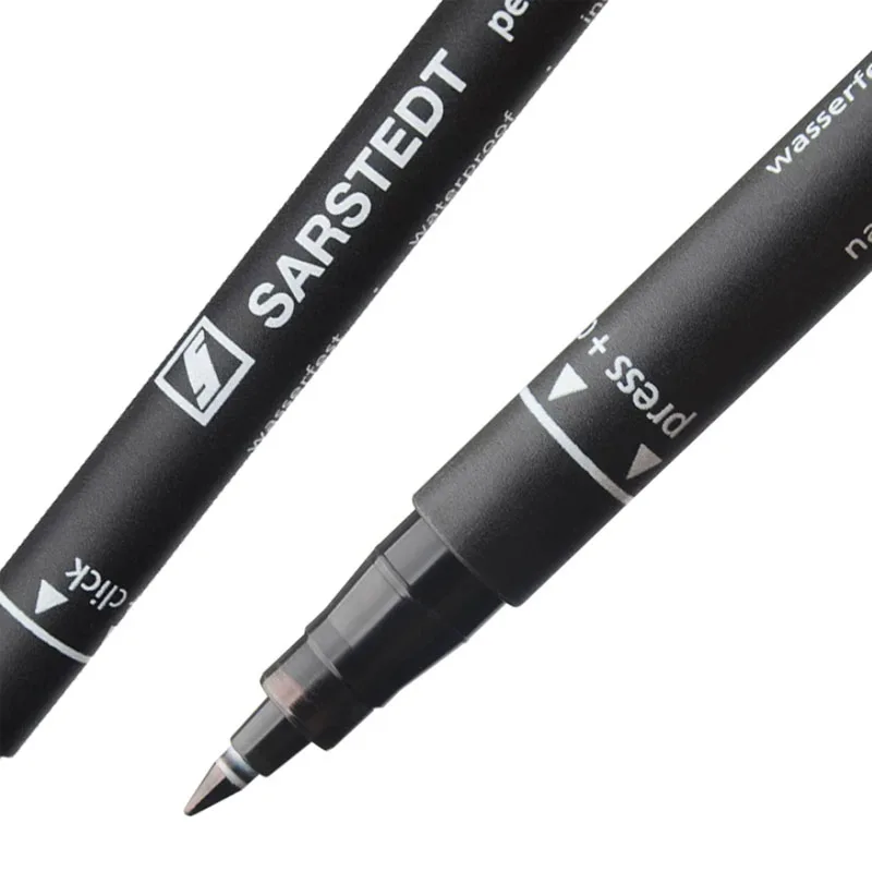 General Lab Felt Marker Waterproof for Labelling Plastic Tubes Reaction Tubes PP 10mm Diameter 142mm Length Sarstedt