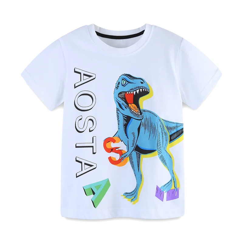 

Zeebread 2-7T New Arrival Baby Cotton T shirts With Cartoon Print Hot Selling Boys Summer Tees Tops Short Sleeve Shirts Clothes