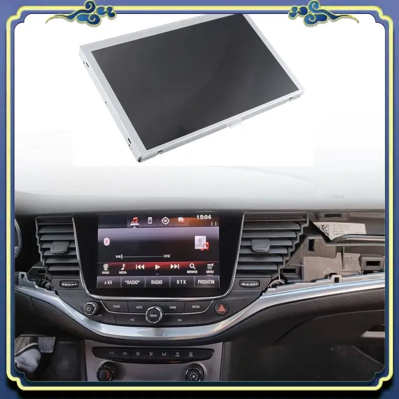 

AU16-LQ080Y5DZ10 LQ080Y5DZ06 Металлический экран для Opel Astra K Автомобильный DVD GPS-навигатор Авто