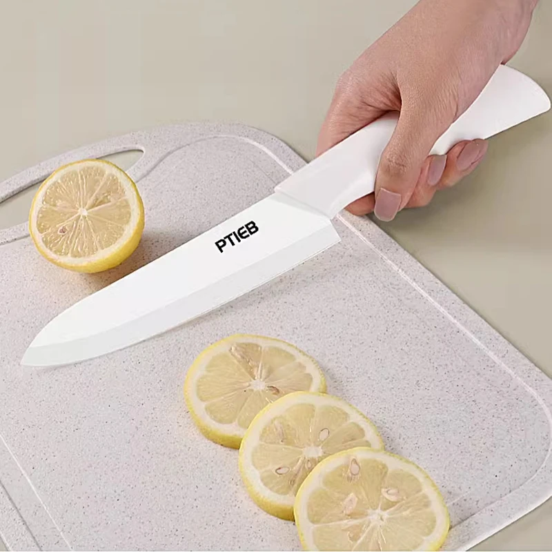 3PCS/Set , Ceramic Knife Peeler Combo Set, Professional Chef Meat Cleaver Kitchen Sharp Antioxidant Ceramic Fruit Knife