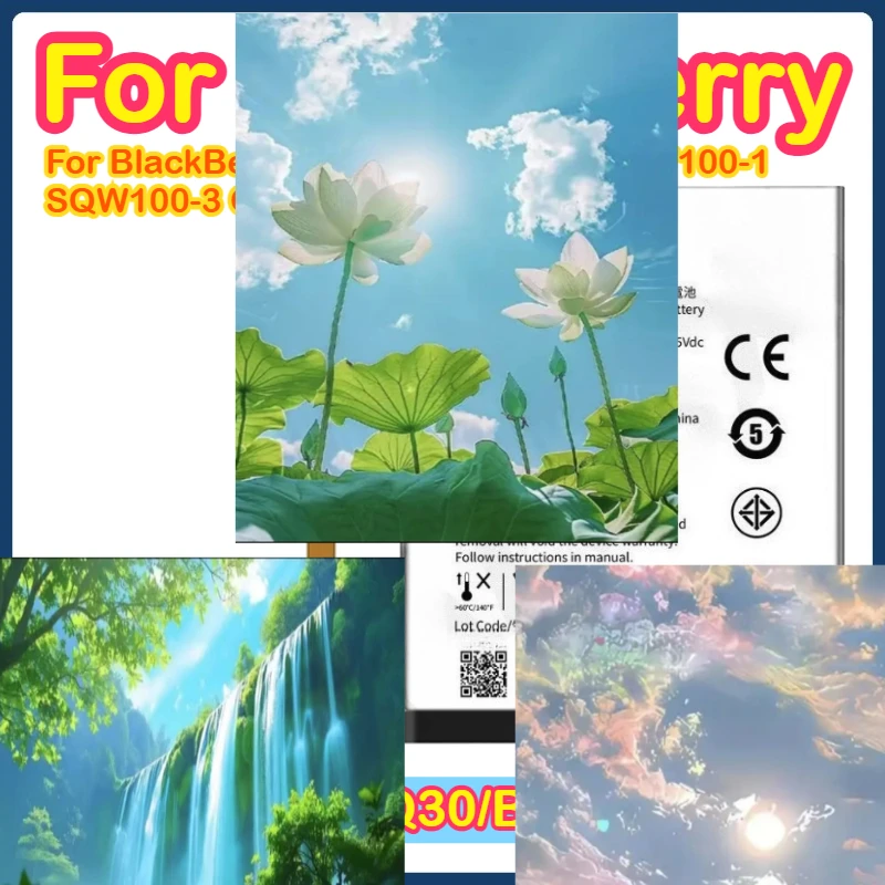 

Battery For Blackberry Keyone Keytwo Q10 LTE NX1 Z10 Z30 Passport 4G Q30 Q20 Classic Priv SQC100-1 SQC100-3 SQW100-1 SQW100-3