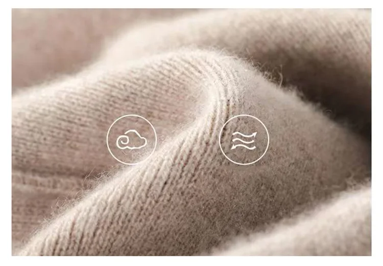 Women's 100% Pure Wool Slim Pants High Waist Autumn and Winter Cashmere Casual Knitted Pencil Pants Korean Thick Casual pants