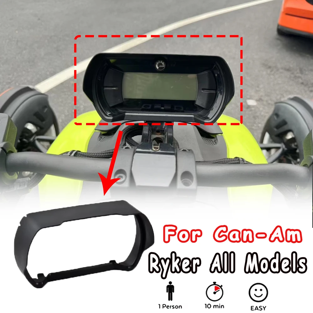 

Suitable for Can Am Ryker 600 900 ACE Rally 2019-2025, dashboard sunshade, anti glare cover to protect motorcycles