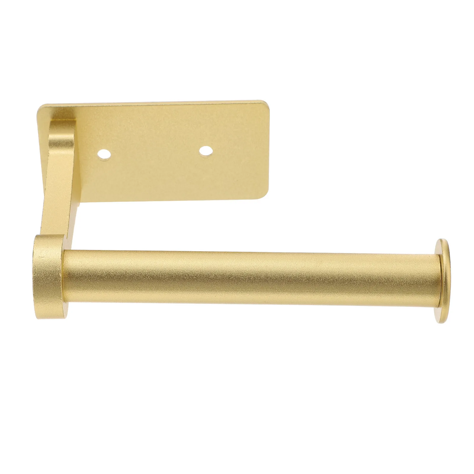 

Aluminum Alloy Toilet Roll Holder Wall-Mounted Space-Saving Bathroom Kitchen Roll Paper Rack Metal Paper Towel Organizer